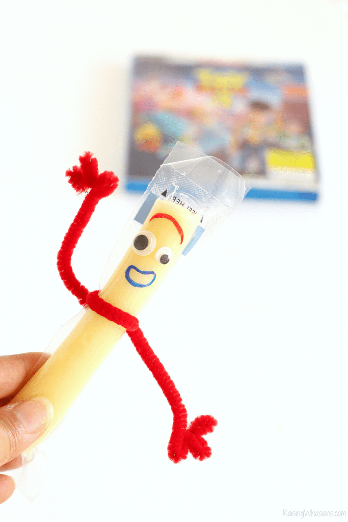 Forky Valentine's Day snack idea