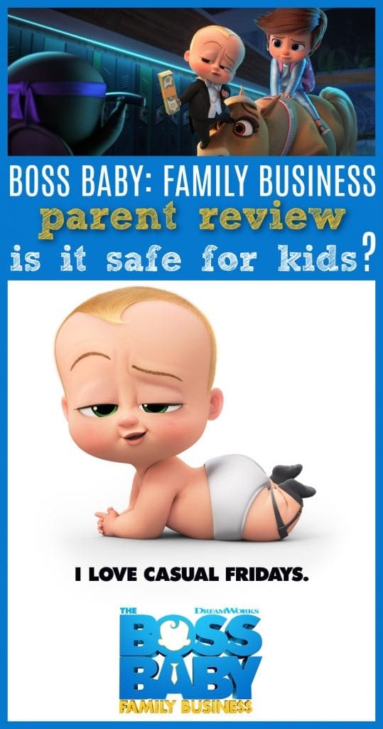 Is boss baby family business safe for kids