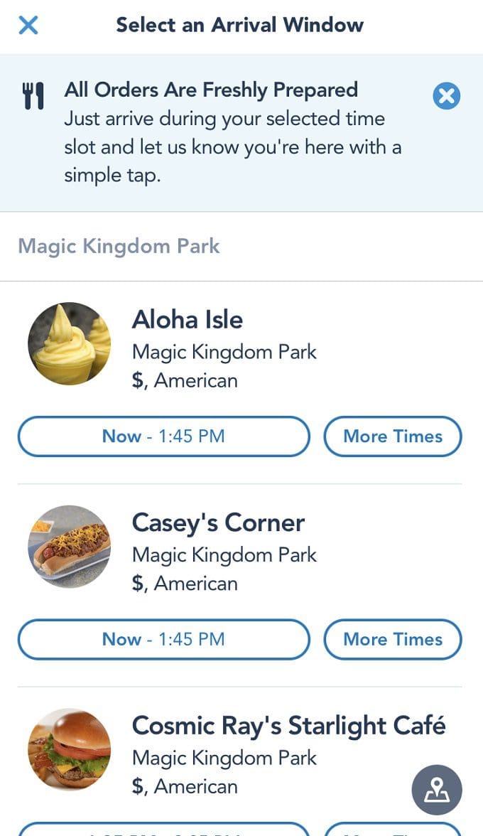 Visiting Disney World Post-Pandemic | 5 Contactless Tips for Your Vacation How to mobile food order at Disney world