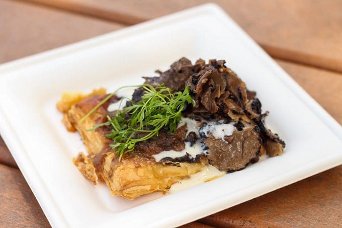 7 New Epcot Food and Wine Festival Booths Worth Drooling Over in 2021 - Raising Whasians Rotunda bistro wild mushroom and truffle tart