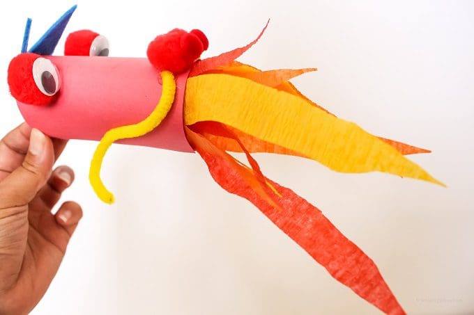 Mushu Craft Idea | DIY Fire Breathing Dragon - Raising Whasians Easy Mushu craft