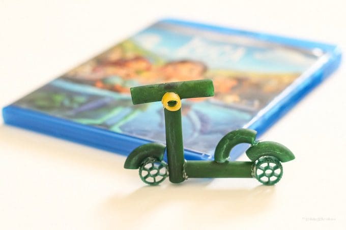 Disney Pixar Luca Craft Idea | DIY Pasta Vespa - Raising Whasians Luca kids craft