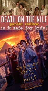 Is death on the nile movie ok for kids