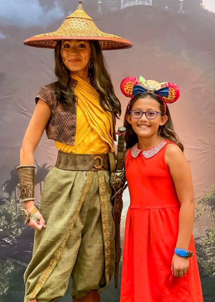 Raya meet and greet Walt Disney World