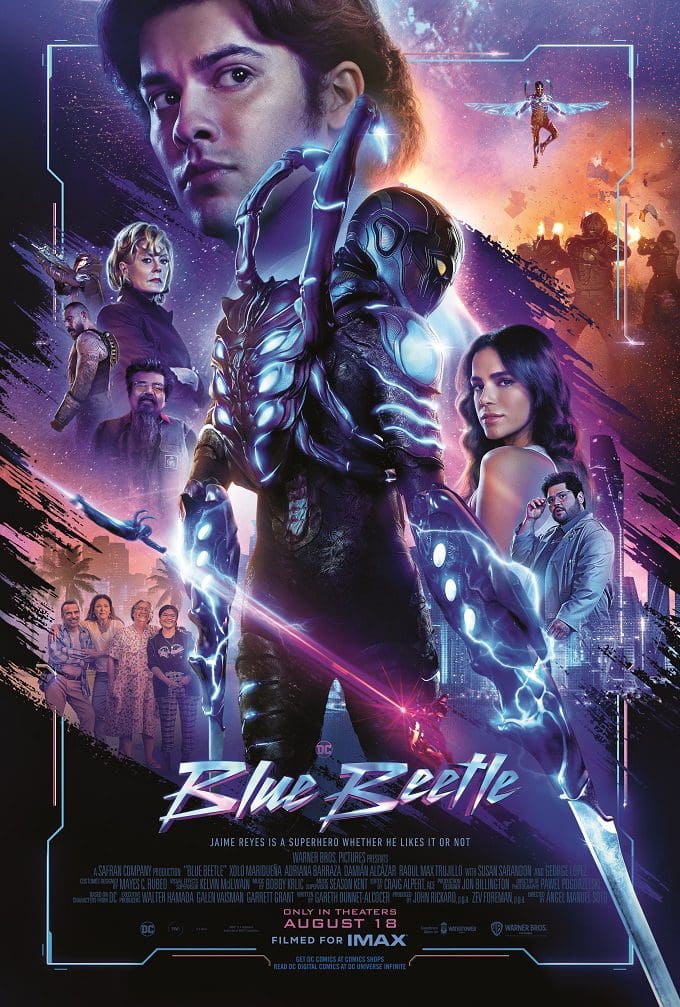 Blue Beetle movie review safe for kids