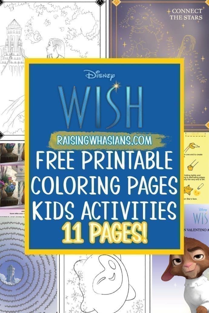 Free wish movie printable coloring sheets