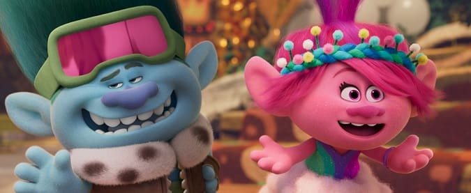 Trolls band together movie review for kids