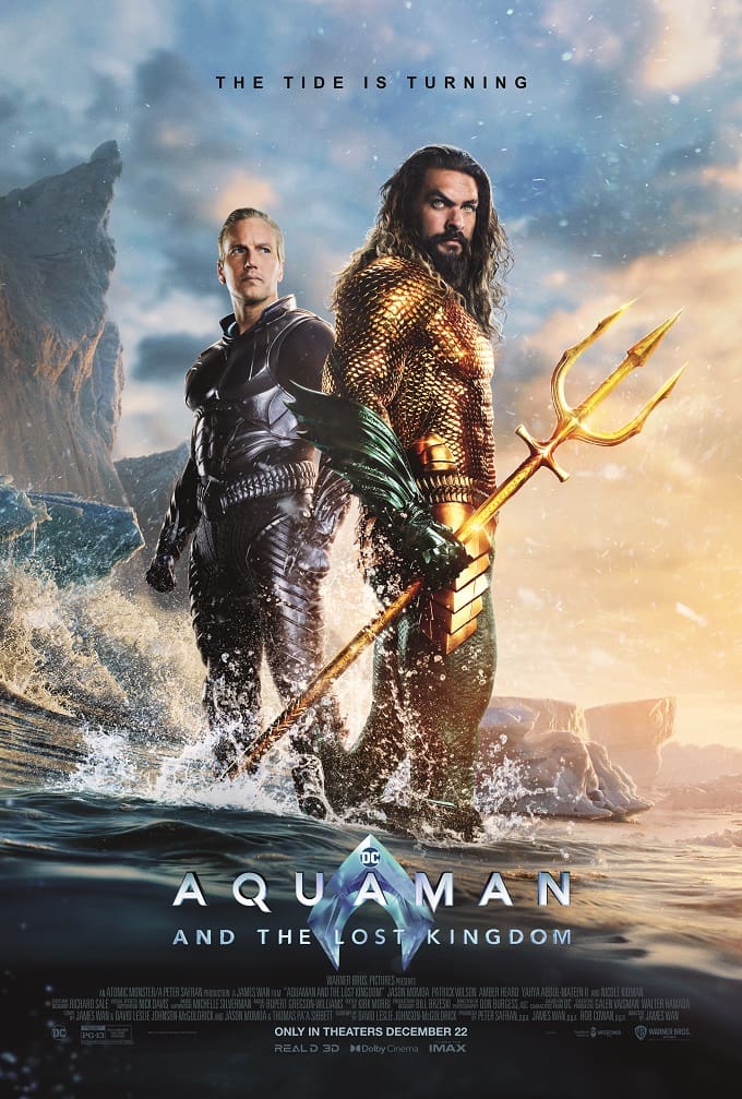 Aquaman and the lost kingdom movie review safe for kids