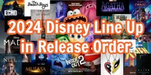 2024 Disney movie line up