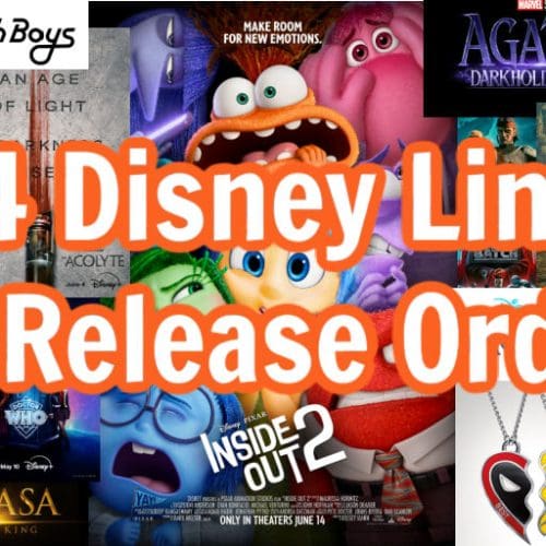 2024 Disney movie line up